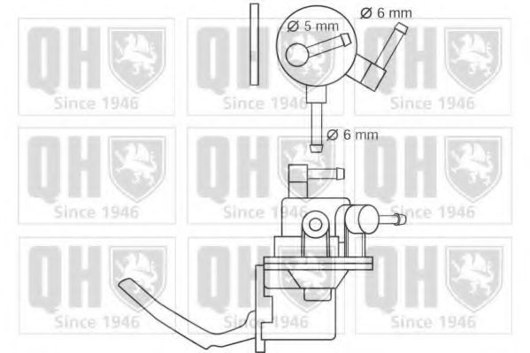 Топливный насос QUINTON HAZELL QFP178