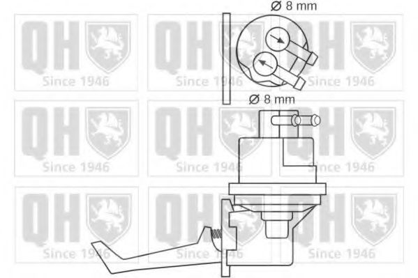 Топливный насос QUINTON HAZELL QFP265