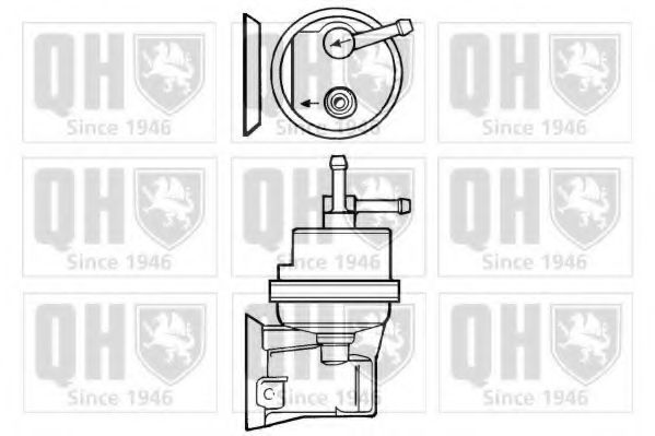 Топливный насос QUINTON HAZELL QFP306