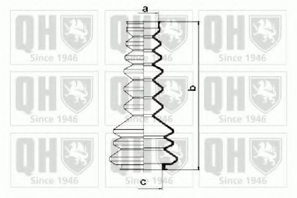 Комплект пылника, рулевое управление QUINTON HAZELL QG1158