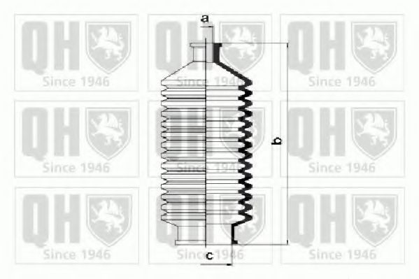 Комплект пылника, рулевое управление QUINTON HAZELL QG1201