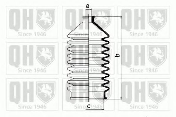 Комплект пылника, рулевое управление QUINTON HAZELL QG1266