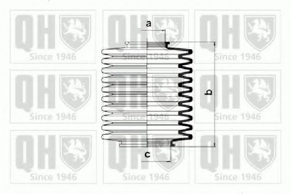 Комплект пылника, рулевое управление QUINTON HAZELL QG1268