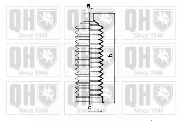 Комплект пылника, рулевое управление QUINTON HAZELL QG1339