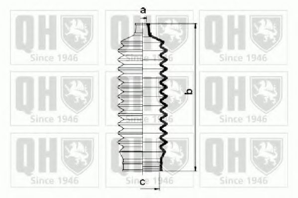 Комплект пылника, рулевое управление QUINTON HAZELL QG1424