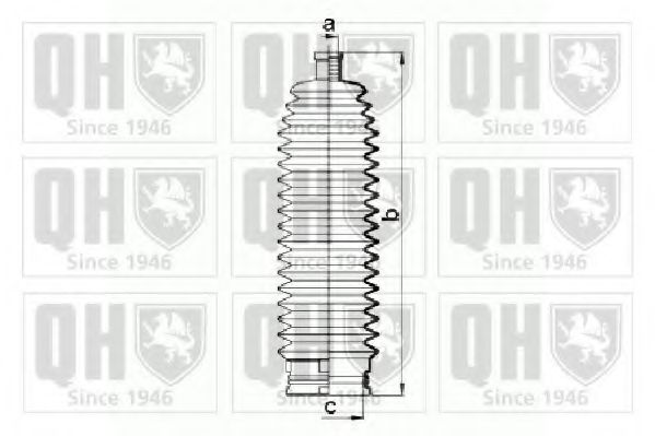 Комплект пылника, рулевое управление QUINTON HAZELL QG1440
