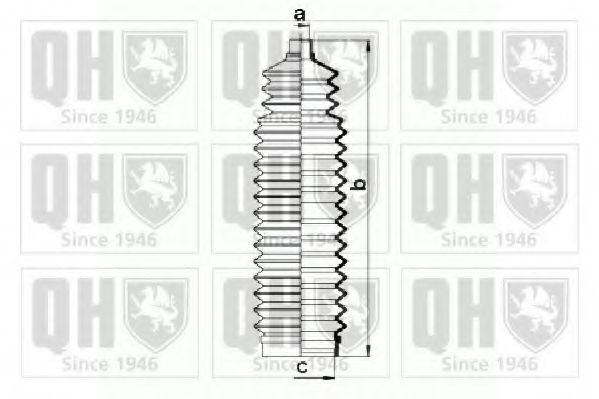 Комплект пылника, рулевое управление QUINTON HAZELL QG1456