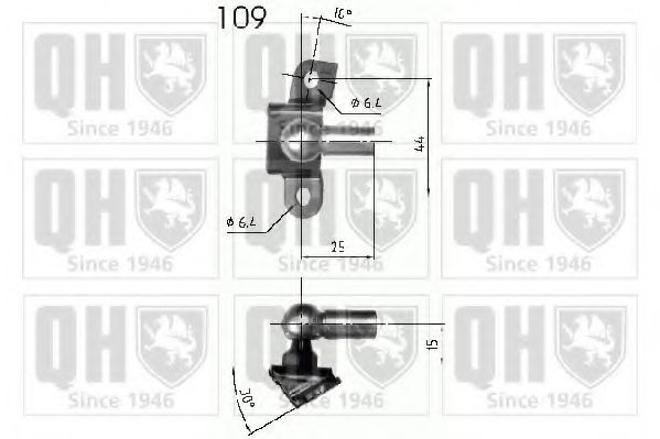 Газовая пружина, крышка багажник QUINTON HAZELL QTS840241