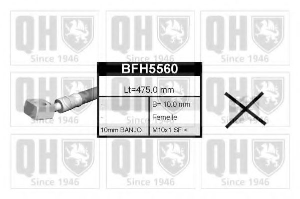 Тормозной шланг QUINTON HAZELL BFH5560