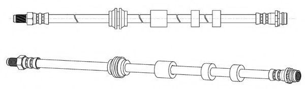 Тормозной шланг FERODO FHY2720