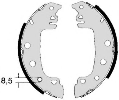 Комплект тормозных колодок BREMBO S 68 528