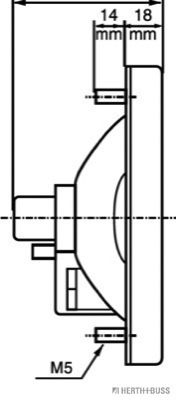 Рассеиватель, фара заднего хода VIGNAL SYSTEMS 091170