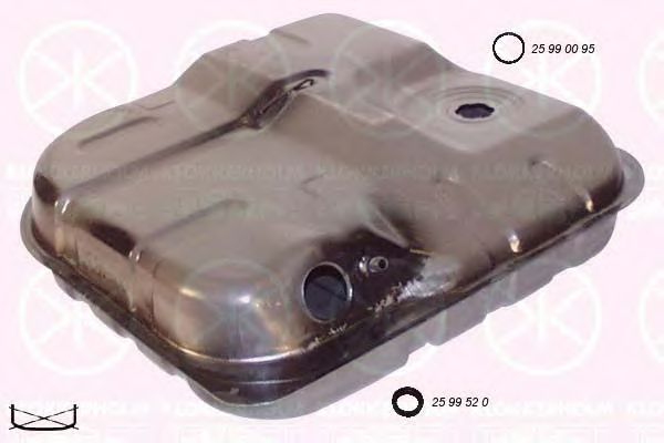 Топливный бак VAN WEZEL 1854086