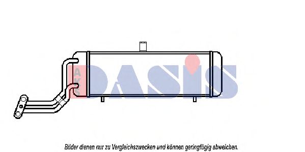 масляный радиатор, двигательное масло AKS DASIS 056180N