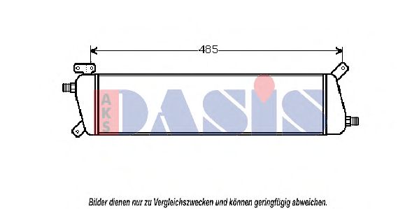 масляный радиатор, двигательное масло AKS DASIS 306040N