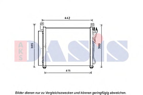 Конденсатор, кондиционер AKS DASIS 512067N