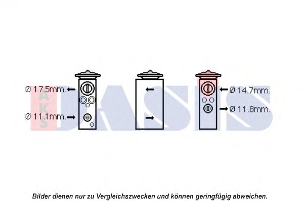 Расширительный клапан, кондиционер AKS DASIS 840182N