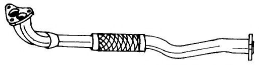 Труба выхлопного газа AKS DASIS SG38129