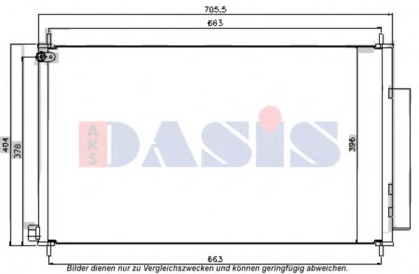 Конденсатор, кондиционер AKS DASIS 102037N