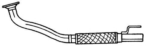 Труба выхлопного газа AKS DASIS SG60143