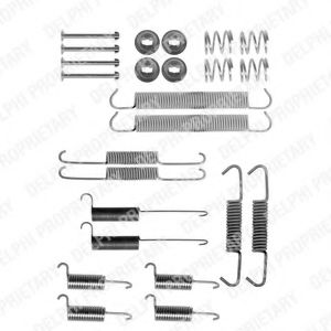 Комплектующие, тормозная колодка DELPHI LY1136