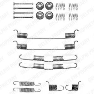 Комплектующие, тормозная колодка DELPHI LY1204