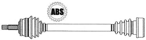 Приводной вал EKG 1206