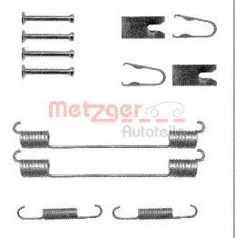 Комплектующие, тормозная колодка METZGER 105-0883
