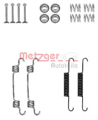 Комплектующие, стояночная тормозная система METZGER 105-0887