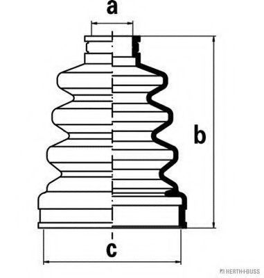 Комплект пылника, приводной вал MAGNETI MARELLI 600000066120
