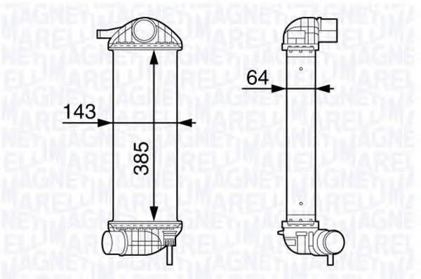 Интеркулер MAGNETI MARELLI 351319202940