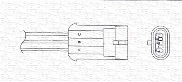 Лямбда-зонд MAGNETI MARELLI 460001928010