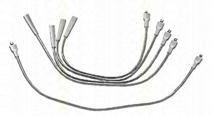 Комплект проводов зажигания TRISCAN ZEF762