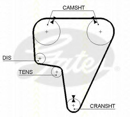 Ремень ГРМ PEX 202109