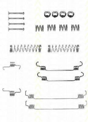 Комплектующие, тормозная колодка TRISCAN 8105 282570