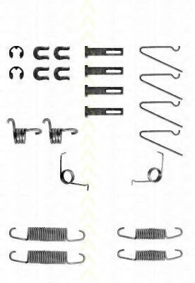 Комплектующие, тормозная колодка TRISCAN 8105 672568