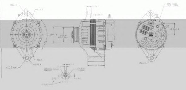 Генератор DELCO REMY 19020706