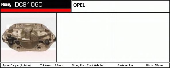 Тормозной суппорт DELCO REMY DC81060