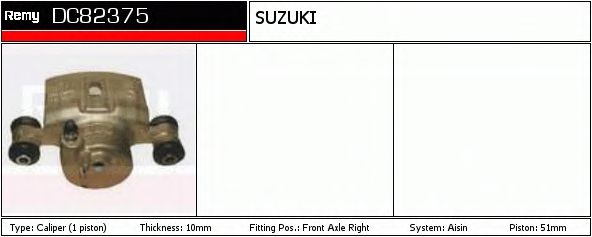 Тормозной суппорт DELCO REMY DC82375