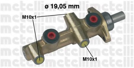 Главный тормозной цилиндр METELLI 05-0138