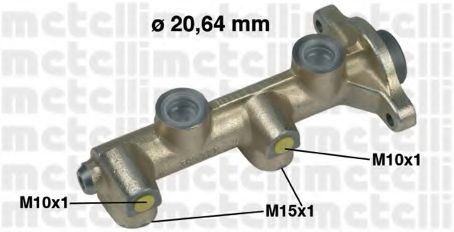 Главный тормозной цилиндр METELLI 05-0187