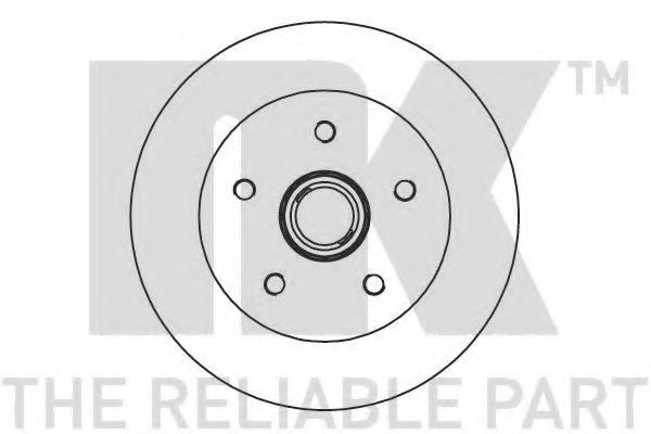 Тормозной диск NK 204727