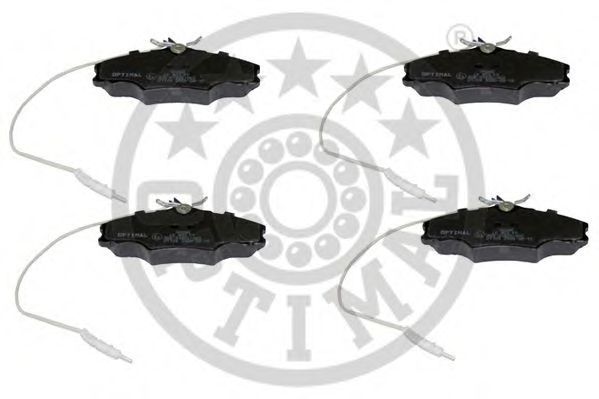 Комплект тормозных колодок, дисковый тормоз OPTIMAL 10090