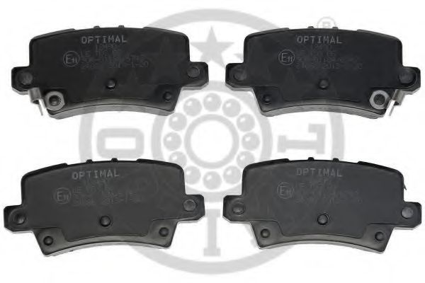 Комплект тормозных колодок, дисковый тормоз OPTIMAL 12490