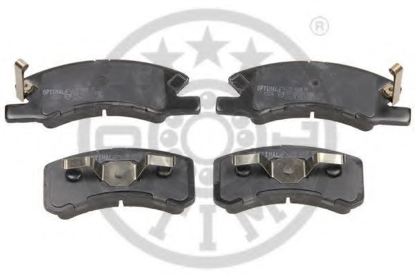 Комплект тормозных колодок, дисковый тормоз OPTIMAL 12524