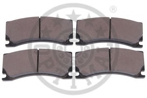 Комплект тормозных колодок, дисковый тормоз OPTIMAL 12607