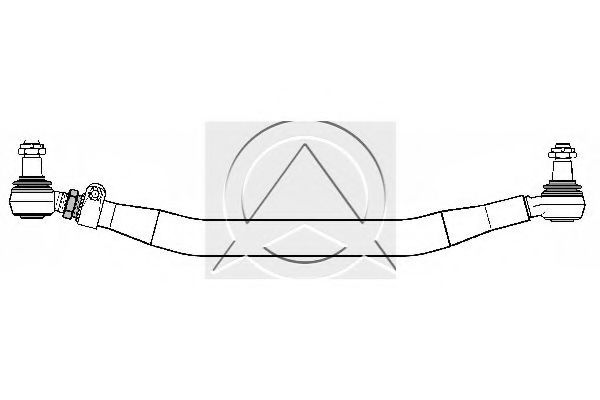 Поперечная рулевая тяга SIDEM 14036