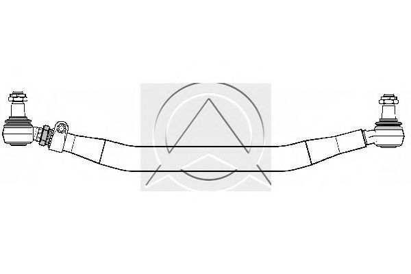 Поперечная рулевая тяга SIDEM 680039