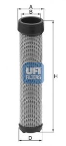 Фильтр добавочного воздуха UFI 27.680.00