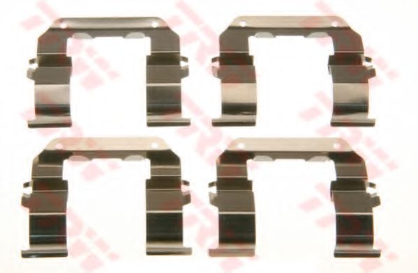 Комплектующие, колодки дискового тормоза TRW PFK604